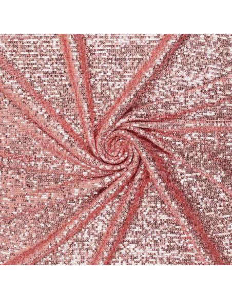Stretch sequin fabric - Pink