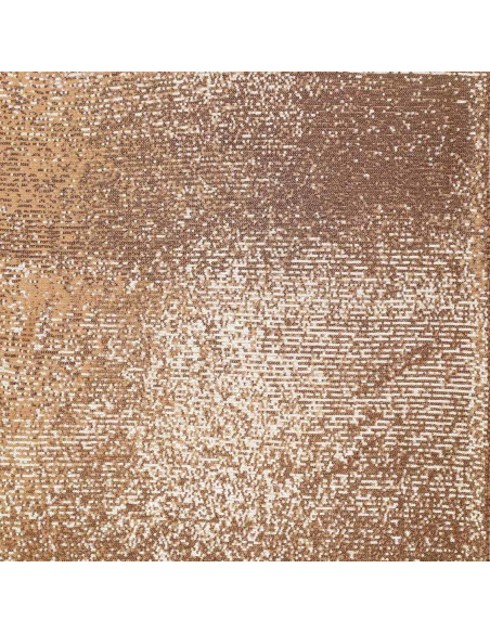 Dark gold stretch sequin fabric