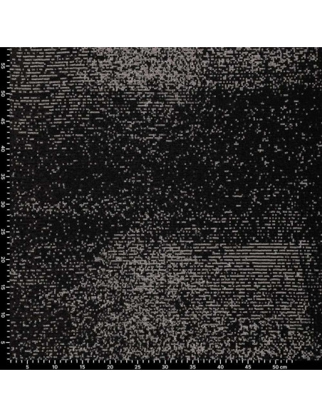Stretch sequin fabric - Black
