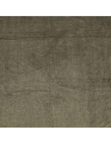 Striped lurex velvet fabric - Dark green