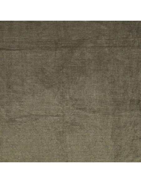 Striped lurex velvet fabric - Dark green