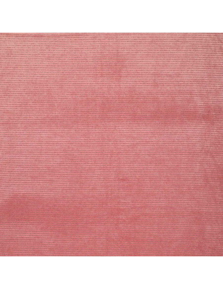 Striped lurex velvet fabric - Old pink