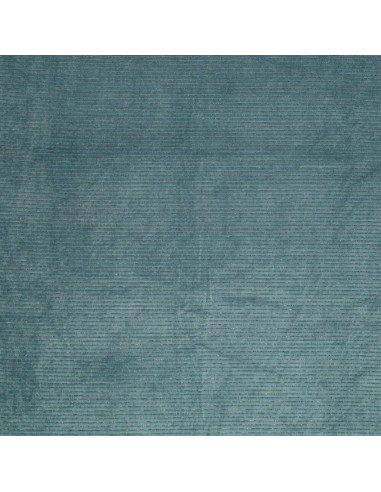 Striped lurex velvet fabric - Blue gray