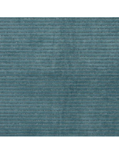 Striped lurex velvet fabric - Blue gray