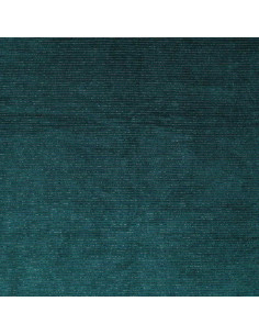 Striped lurex velvet fabric - Petrol blue 2