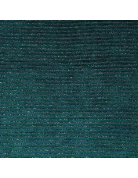 Striped lurex velvet fabric - Petrol blue