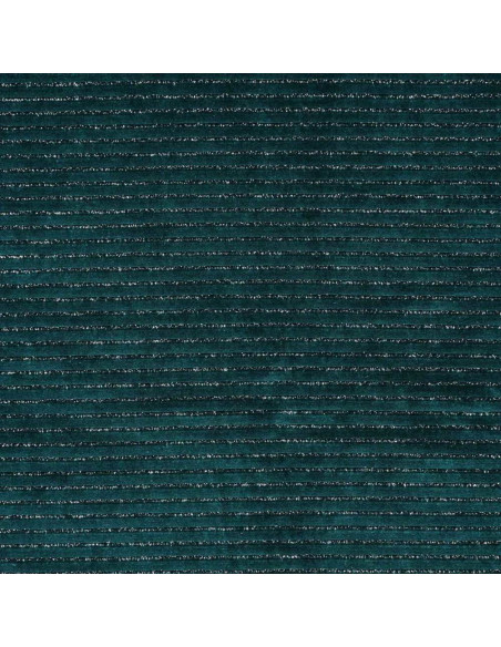 Striped lurex velvet fabric - Petrol blue