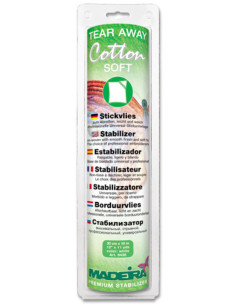 Tear-Away Stabilizer Cotton Soft - White