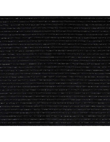 Striped lurex velvet fabric - Black