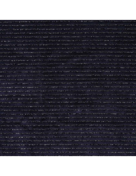 Striped lurex velvet fabric - Navy blue