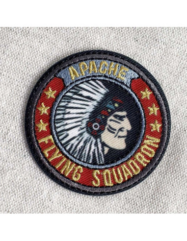 Iron-on patch emblem - Apache flying squadron