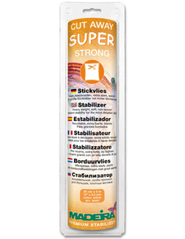 Super Strong Cut-Away Stabilizer - White