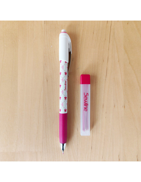 Sewline Extra-Fine Mechanical Chalk Pencil - Pink