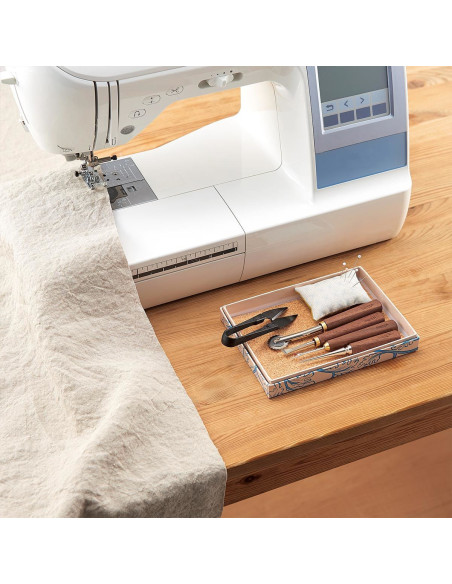 Clover walnut wood sewing tool set