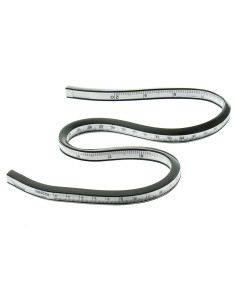 Curved graduated ruler 2