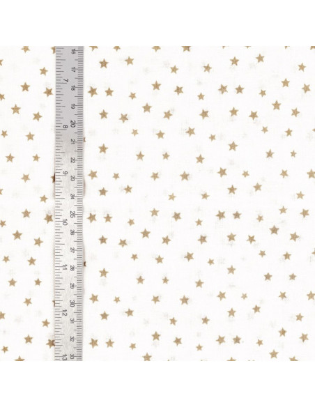 Fancy cotton poplin fabric - Pebble star