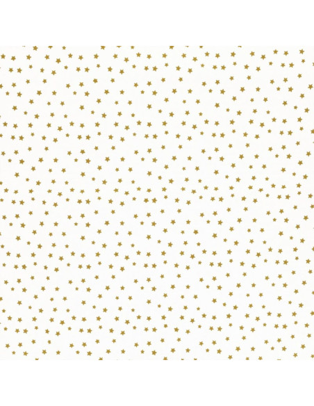 Fancy cotton poplin fabric - Curry star