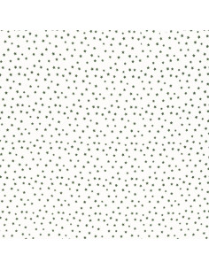 Fancy cotton poplin fabric - Khaki star 2