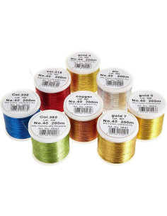 Mini box of Metallic Classic Madeira embroidery threads 2