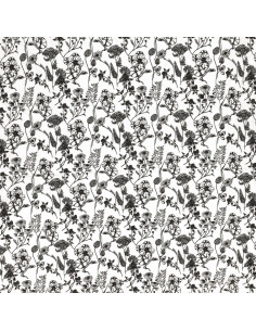 Fancy cotton poplin fabric - Nadine black 2