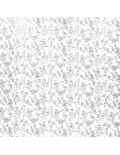 Fancy cotton poplin fabric - Nadine gray 2