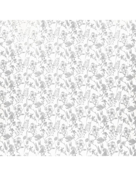 Fancy cotton poplin fabric - Nadine gray