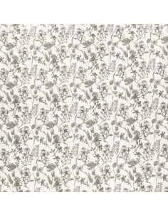Fancy cotton poplin fabric - Nadine taupe 2