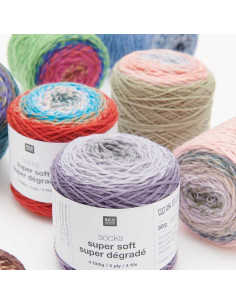 Socks Super Soft Gradient Yarn Rico Design