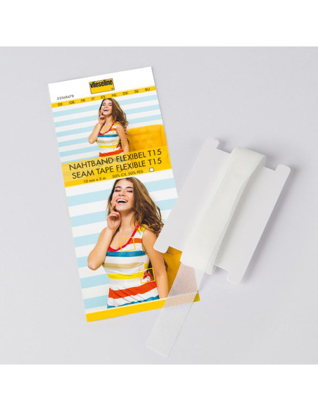 Vlieseline Stretch Straight Grain Support - White
