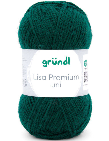 Fil à tricoter Lisa Premium uni Gründl