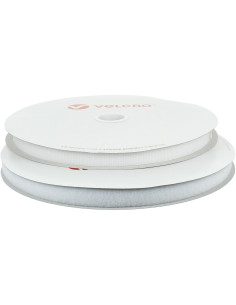 VELCRO® Brand sew-on white 20 mm wide roll of 25 meters