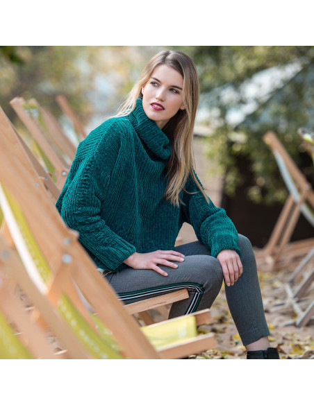 Funny Chenille Yarn Uni Gründl