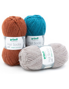 Hot Socks Uni 50 Gründl sock yarn
