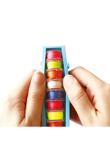 Clip-on can organizer - Blue