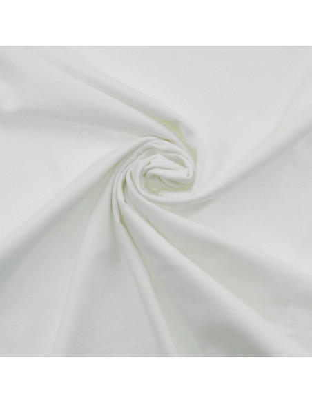 Flannel fabric - White