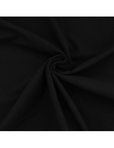 Flannel fabric - Black