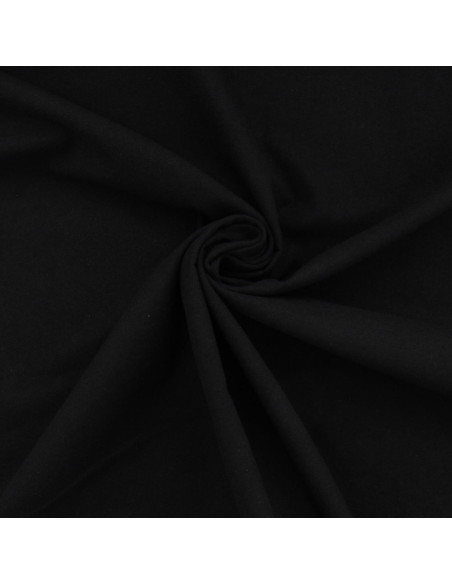 Flannel fabric - Black