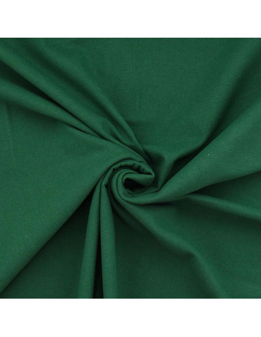 Dark green flannel fabric