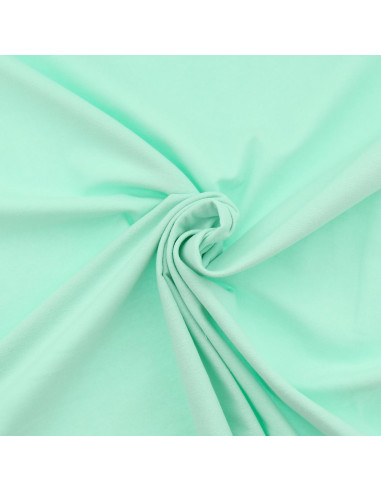 Light mint flannel fabric