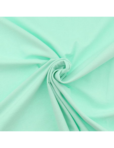 Light mint flannel fabric