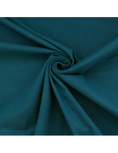 Flannel fabric - Petrol blue