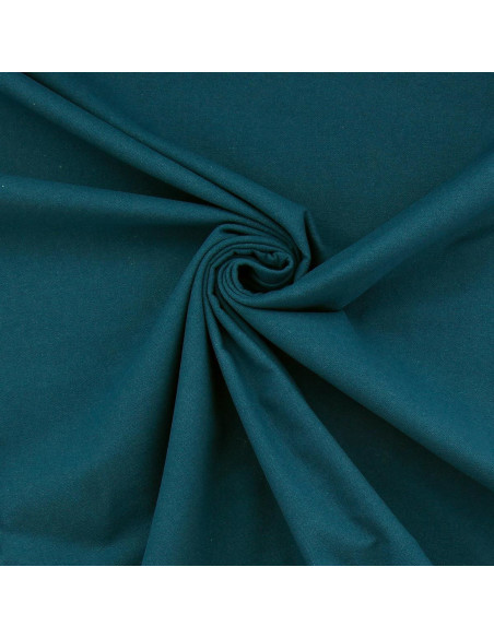 Flannel fabric - Petrol blue