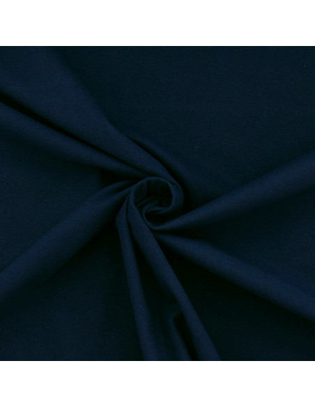 Flannel fabric - Navy blue