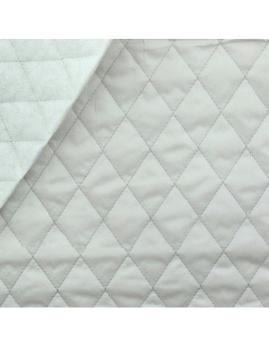 Quilted lining - Silver gray
