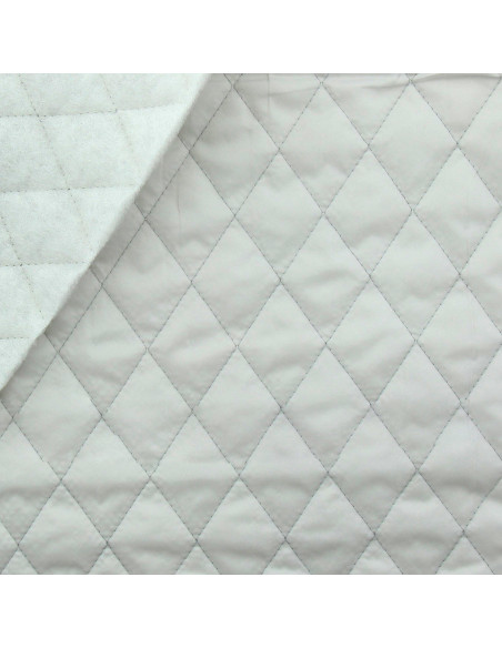 Quilted lining - Silver gray