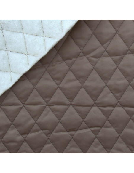 Quilted lining - Taupe