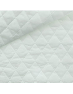 Quilted lining - White