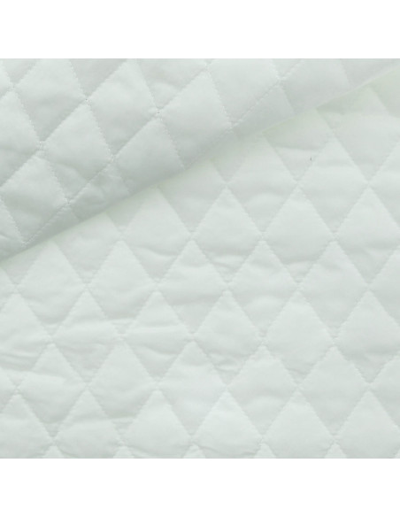 Quilted lining - White