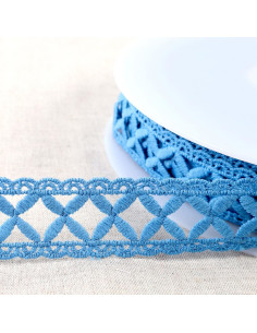 Guipure lattice - Lavender blue