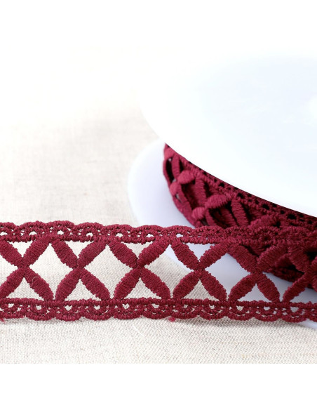 Guipure lattice - Plum